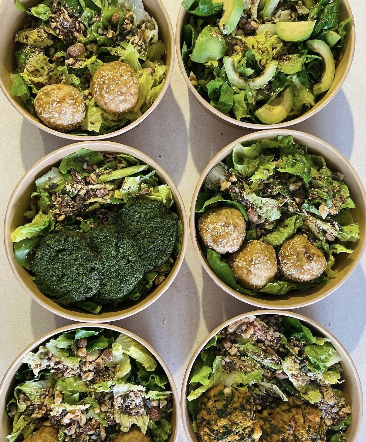 Chef Reni wellness salad bowls